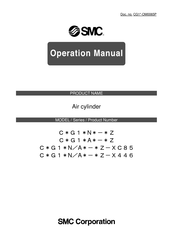 SMC Networks C G1 N/A-Z-XC85 Series Operation Manual