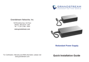 Grandstream Networks RPS-300W-B Quick Installation Manual