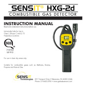 Sensit HXG-2d Instruction Manual