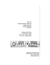Spectracom TPRO-IP User Manual