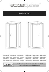 Aqua Glass OBSP1280QBB Installation Instructions Manual