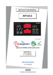 TECSYSTEM NT133-3 Instruction Manual