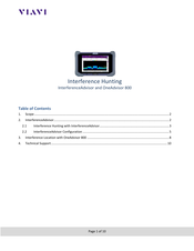 Viavi InterferenceAdvisor Quick Manual