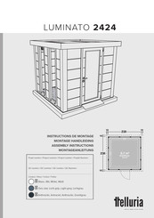 telluria LUMINATO 2424 Assembly Instructions Manual