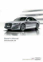 Audi S8 2016 Owner's Manual