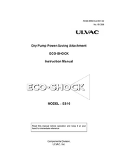 Ulvac ECO-SHOCK ES10 Instruction Manual