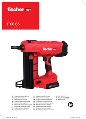 FISCHER FXC 85 Original Instructions Manual