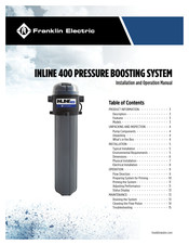 Franklin Electric Inline 400 Installation And Operation Manual