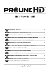 Proline HD 18017 User Manual