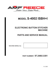 AMF S-4002 ISBH+I Parts And Service Manual