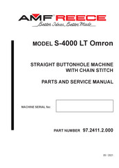 AMF S-4000 LT Omron Parts And Service Manual