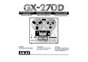 Akai GX-270D Operator's Manual