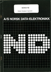 Norsk Data NORD-10 Manual