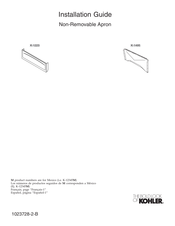 Kohler K-1223 Installation Manual