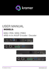 Kramer KDS-17EN User Manual