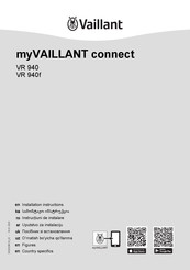 Vaillant 0010037343 Installation Instructions Manual