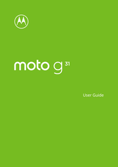 Motorola moto g31 User Manual