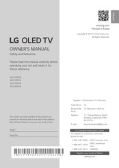 LG Objet Collection Pose Series Owner's Manual