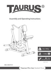 Taurus Pro Iso Assembly And Operating Instructions Manual
