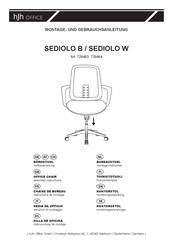 HJH office SEDIOLO B 729463 Assembly Instructions Manual