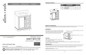 Allen + Roth LWS30TSVG Assembly Instructions Manual