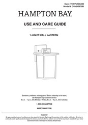 HAMPTON BAY DSHD5979B Use And Care Manual