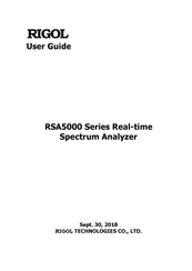 Rigol RSA5000 Series User Manual