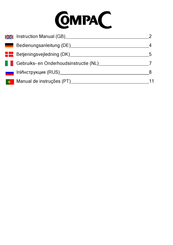 Compac CBJ-T10 Instruction Manual