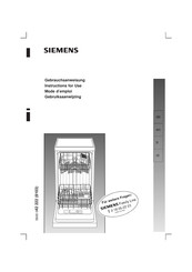 Siemens SF25261/08 Instructions For Use Manual