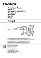 HIKOKI H 45MR Handling Instructions Manual