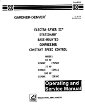 Cooper ELECTRA-SAVER II ECPQMC Operating And Service Manual