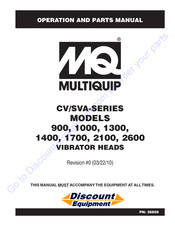 MULTIQUIP CV Series Operation Manual