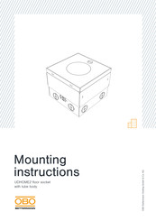 OBO Bettermann 7368409 Mounting Instructions