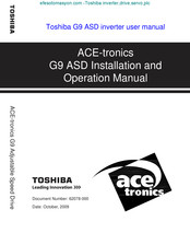 Toshiba Uninterruptible Power System(UPS) G9 Series Installation And Operation Manual