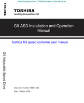 Toshiba Uninterruptible Power System(UPS) G9 Series Installation And Operation Manual