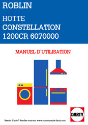 ROBLIN 1200CR Instructions For Installation And Use Manual