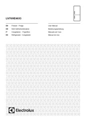 Electrolux LNT6ME46X3 User Manual