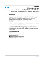 ST STM32F101 series Reference Manual