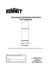 Summit FF1142PL User Manual