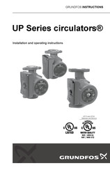 Grundfos UP 15 series Installation And Operating Instructions Manual