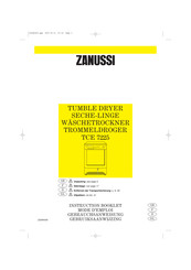Zanussi TCE 7225 Instruction Booklet