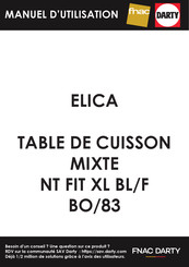 Elica NIKOLATESLA FIT XL BL/F/BO/83 Instruction On Mounting And Use Manual