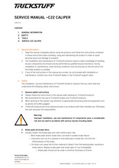 Trickstuff MXA Service Manual