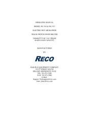 RECO 934 Operating Manual