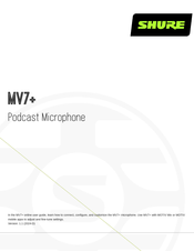 Shure MV7+ Manual