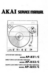 Akai AP-D33 Service Manual