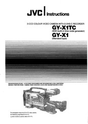 JVC GY-X1TC Instructions Manual