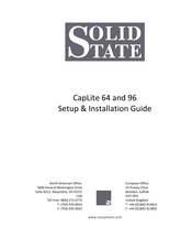 Solid State Logic CapLite 96 Setup & Installation Manual