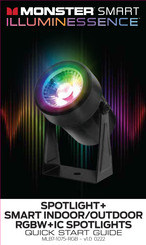 Monster Smart Illuminessence MLB7-1075-RGB Quick Start Manual