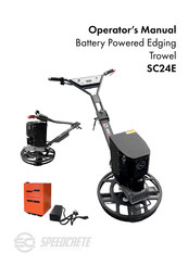 SPEEDCRETE SC24E Operator's Manual
